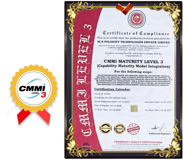 CMMI Level 3 Certified